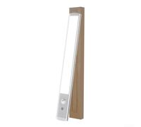 ModLuvano Bande lumineuse LED rechargeable par USB avec détecteur de mouvement pour placard de cuisine, placard, 3 temps de couleur, intensité variable, barre lumineuse magnétique sans fil (lot d'un