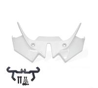 ModLuvano Déflecteur à lèvre inférieure de moto pour Z650 2020-2024 - Carénage avant - Bec d'aile - Débit d'air - Vert (blanc)
