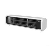 ModLuvano Ventilateur tour personnel 3600 mAh rechargeable par USB avec 100 engrenages support mural portable refroidissement pour chambre à coucher, bureau, dortoir - Blanc 33 cm