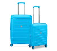 MODO by Roncato Starlight 3.0 4 roulettes Set de valises 2 pièces avec soufflet d'extension bleu