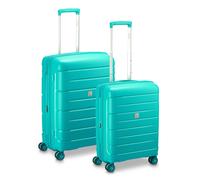 MODO by Roncato Starlight 3.0 4 roulettes Set de valises 2 pièces avec soufflet d'extension vert