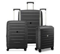 MODO by Roncato Starlight 3.0 4 roulettes Set de valises 3 pièces avec soufflet d'extension noir