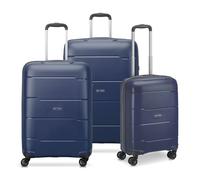 MODO by Roncato Galaxy 4 roulettes Set de valises 3 pièces bleu