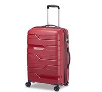 MODO by Roncato MD1 Chariot Extensible Rigide Moyen avec TSA, Rouge, Trolley Medio, Valise Rigide avec Partie Centrale Extensible et Roues pivotantes