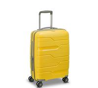 Modo by Roncato MD1 Trolley Cabine Extensible Jaune, Jaune, Bagaglio a Mano, Valise Rigide avec Partie Centrale Extensible et Roues pivotantes