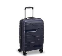 MODO by Roncato MD1 Trolley Extensible Cabine Rigide avec TSA, Bleu foncé, Bagaglio a Mano, Valise Rigide avec Partie Centrale Extensible et Roues pivotantes