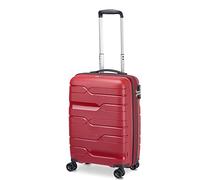 MODO by Roncato MD1 Trolley Extensible Cabine Rigide avec TSA, Rouge, Bagaglio a Mano, Valise Rigide avec Partie Centrale Extensible et Roues pivotantes