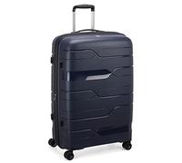 MODO by Roncato MD1 Trolley Extensible Rigide Large avec TSA, Bleu foncé, Trolley Grande, Valise Rigide avec Partie Centrale Extensible et Roues pivotantes