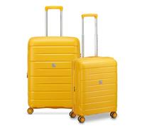 MODO by Roncato Starlight 3.0 4 roulettes Set de valises 2 pièces avec soufflet d'extension jaune