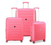 MODO by Roncato Starlight 3.0 4 roulettes Set de valises 3 pièces avec soufflet d'extension rose