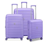 MODO by Roncato Starlight 3.0 4 roulettes Set de valises 3 pièces avec soufflet d'extension violet