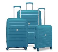 MODO by Roncato Starlight 3.0 4 roulettes Set de valises 3 pièces avec soufflet d'extension vert