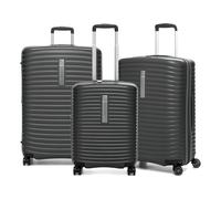 MODO by Roncato Vega 4 roulettes Set de valises 3 pièces avec soufflet d'extension gris