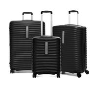 MODO by Roncato Vega 4 roulettes Set de valises 3 pièces avec soufflet d'extension noir
