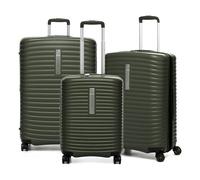 MODO by Roncato Vega 4 roulettes Set de valises 3 pièces avec soufflet d'extension vert