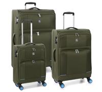 MODO BY RV RONCATO Star 2.0 Set 3 Trolley Souple 4 Roues avec TSA, Vert Militaire, 78 x 46 x 30 cm, Lot de 3 valises Souples