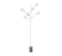 MODOLUCE lampadaire BAOBAB (Blanc - Base en métal et béton)