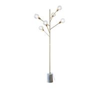 MODOLUCE lampadaire BAOBAB (Or opaque - Base en métal et béton)