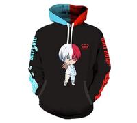 MoDoo Todoroki Shoto Cosplay Costume à capuche Imprimé 3D - - XX-Large