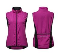 MODRYER Gilet De Cyclisme pour Femme Veste De Cyclisme sans Manches Réfléchissante Haute Visibilité Gilet De Sport Léger Et Respirant Gilets De Vélo De Montagne Résistants À l'eau,Purple-XXL
