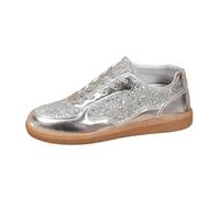 MODSGUE Baskets à paillettes pour femme - Chaussures plates à paillettes - Confortables et respirantes - Chaussures de sport - Chaussures de sport - Chaussures d'extérieur - Chaussures de loisirs