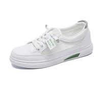 MODSGUE Baskets d'été pour femme - En tissu respirant - Bout plat - Décontractées - Chaussures basses - Chaussures de loisirs - Chaussures de planche - Chaussures de marche, vert, 39 EU