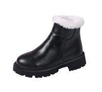 MODSGUE Grace Bottines pour femme Bottes de neige doublées Bottes d'hiver Bottes d'automne et d'hiver Couleur unie Imperméable Chaud Bottes d'hiver Confortables Bottes de neige Bottes d'hiver, f, 41