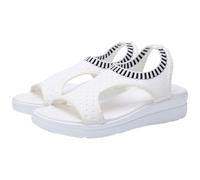 MODSGUE Sandales orthopédiques pour femme - Confortables - Lavables - Pour le sport - Avec semelle intérieure douce - Sandales aquatiques décontractées en tricot - Chaussures de loisirs pour l'été