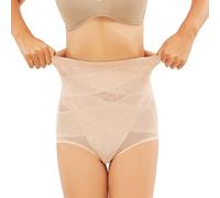 MODSGUE Shapewear Culotte gainante pour femme - Taille haute - Contrôle du ventre - Doux et confortable - Pour femme, beige, L
