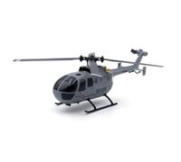 MODSTER BO-105 Flybarless RC Hélicoptère RC I 256 mm I Hélicoptère RTF RC avec stabilisation de l'avion à 6 Axes I Démarrage de Voiture/atterrissage de Voiture, Gris