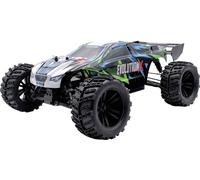 MODSTER Evolution X bleu, vert brushless 1:10 Auto RC électrique Monstertruck 4 roues motrices (4WD) prêt à fonctionner (RtR) 2,4