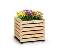 Modu Grow 50 Carré potager surélevé 112 litres , 50 x 50 x 45 cm , bois de pin massif
