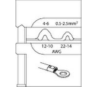 Modul-Einsatz pour non Isolé Cosses 0,5 -2, 5/4-6 GEDORE 8140-05