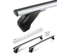 MODULA Barres de Toit en Aluminium Compatible avec Peugeot 508 Berline 2 Série 2018-, avec Toit Standard, Longueur 110cm, verrouillable, Charge maximale 60 kg, Argent