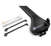 Modula Case System OvalBar Barres de Toit en Aluminium Compatible avec BMW 3 Série G21 Touring Break Depuis 2020- avec Rails fermées, verrouillable, Charge maximale 75 kg