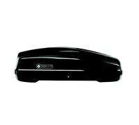 Modula Coffre de toit de voiture 340 litres, porte-bagages Ciao 340 noir Noir br