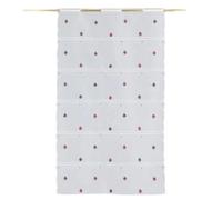Modulable brodé petits navires Blanc 70x220 cm