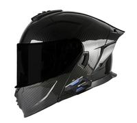 Modulable Casque Moto Homologué ECEDOT Flip Up Casque Adulte Moto avec Double Visière pour Anti-Collision Integral Casques Modulables pour Homme Femme 12,3XL:65-66CM