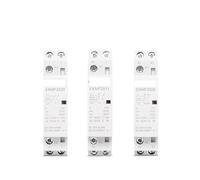 Modular AC Contactor Din Rail Household 220v Single Phase 2P 2no 2nc 1no 1nc 25A 20A 16A For Automation EKFBQBGW(2P 20A 1NO1NC)