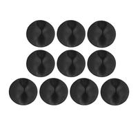 Modular Cable Cleat - Ten Piece for Routing | Soft Grip with -Free Backing & Compact Circular Profile for Bedside Tables, Dashboards, Worktops and Studios