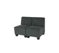 Modular Canapé 2 places Canapé Lyon, tissu/textile gris anthracite, sans accoudoirs
