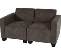 Modular Canapé 2 places Lyon, tissu/textile ~ marron