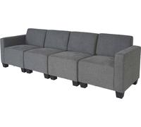 Modular Canapé 4 places Lyon, tissu/textile gris