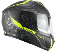 Modular Casque CGM 569G C-MAX CITY Noir Mat Fluo Jaune taille XL