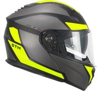 Modular Casque SKA-P 5THG FALCON SPORT Noir Matt Fluo Jaune taille S