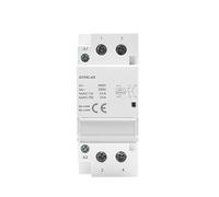 Modular Contactor 2P 40A 63A 2NO or 2NC or 1NO1NC DIN Rail Mounting AC220V 230V Automatic MQXFCZUX(2P 63A 2NO 220V)