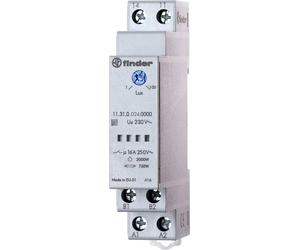 MODULAR CREPUSCULAR RELEASE WITH PHOTOSENSIBLE ELEMENT FROM OUTDOOR 24V AC/DC 16