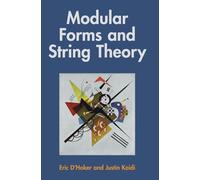 Modular Forms and String Theory – Cambridge University Press