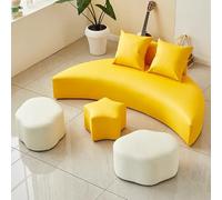 Modular Kids Play Couch, for Toddler for Playroom Bedroom(White)