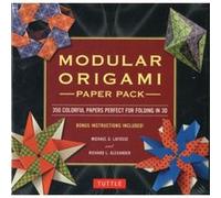 Modular Origami Paper Pack by Richard L. Alexander Tuttle (Auteur)